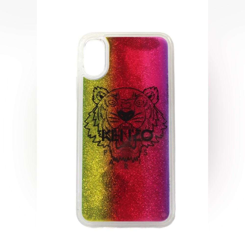 Kenzo Multicolor Flowing Glitter Tiger IPhone Case X/XS New in Box